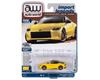 Auto World 1/64 Nissan Z 2023 Thunder Yellow Fairlady Z Miniature Car