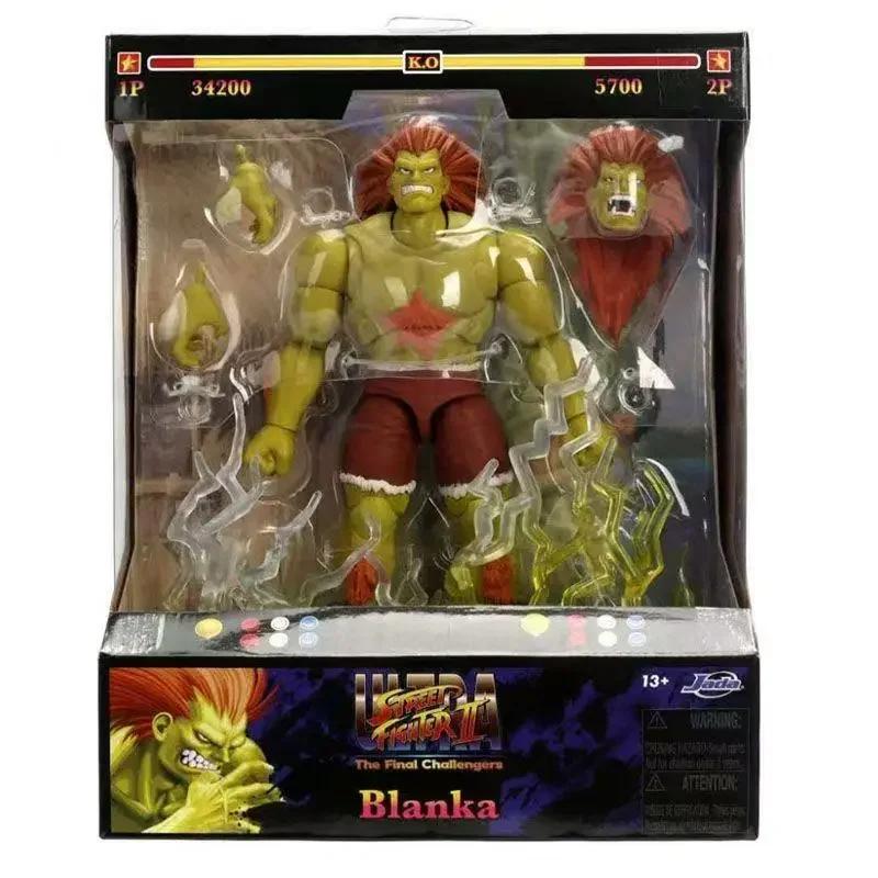 1/12 Jada Toys Бланка Сагат Вега Street Fighter Волна 4 Аниме Коллекционная Модель Фигурки Статуэтка Кукла Детская Игрушка Персонализированные Подарки