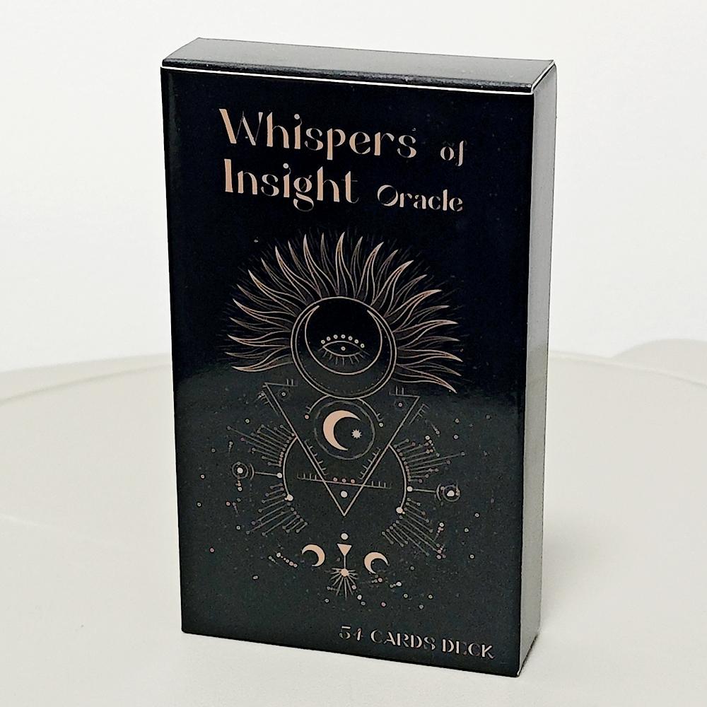 10.3*6cm Whispers of Insight - Why Oracle Deck 54 Inspirational Answers To Explore The Hidden Meanings Behind Life's Challenges