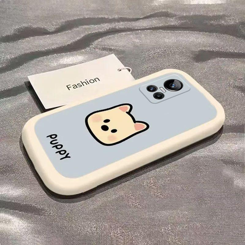 Чехол для мобильного телефона Puppy Realme GT NEO3 Мультяшный Персонализированный Противоударный Защита Объектива Всесторонний Простой Милый Женский и Мужской Чехол