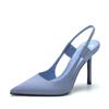 Fashion Luxury 2024 Pink Pointed High Heels Women's Slender High Heels Elegant New French Style Headed High Quality Summer Sandals