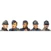 Alpine Miniatures 1/35 Немецкая гарнитура Ваффен-СС времен Второй мировой войны - 5 смоляной набор H029