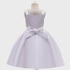 Атласное платье принцессы для девочек в европейском и американском стиле - наряд для дефиле и игры на фортепиано в честь Дня защиты детей