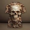 Новые летние футболки с 3D-принтом и рисунком ужасного черепа для мужчин и женщин, футболка в стиле панк с коротким рукавом, свободная футболка Harajuku, детская одежда