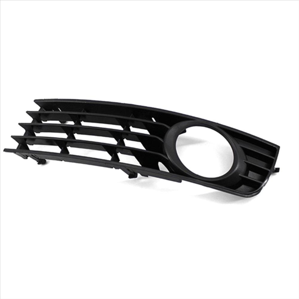 Leading-2Pcs Front Fog Light Lamp Grille Left And Right Car Light Grille For A4 B6 Sedan Avant Quattro 2001 - 2005