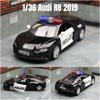 Police Car Series Volkswagen Mercedes Benz Dodge Lamborghini McLaren Ford Chevrolet Corvette Diecasts & Toy Vehicles RMZ City 1:36 Alloy Model