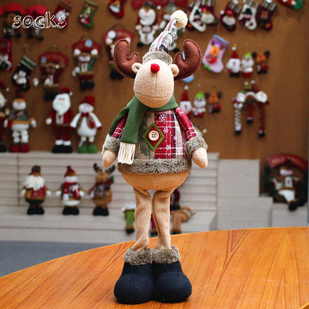 SK Рождество Санта-Клаус Снежный человек Лось Кукла Украшение Рождественская елка Достойные украшения