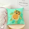 cute cartoon funny art surfing Mmuzik tiger cushion cover soft Pillow Case for Sofa Living Room Home Decor Protective Covers
