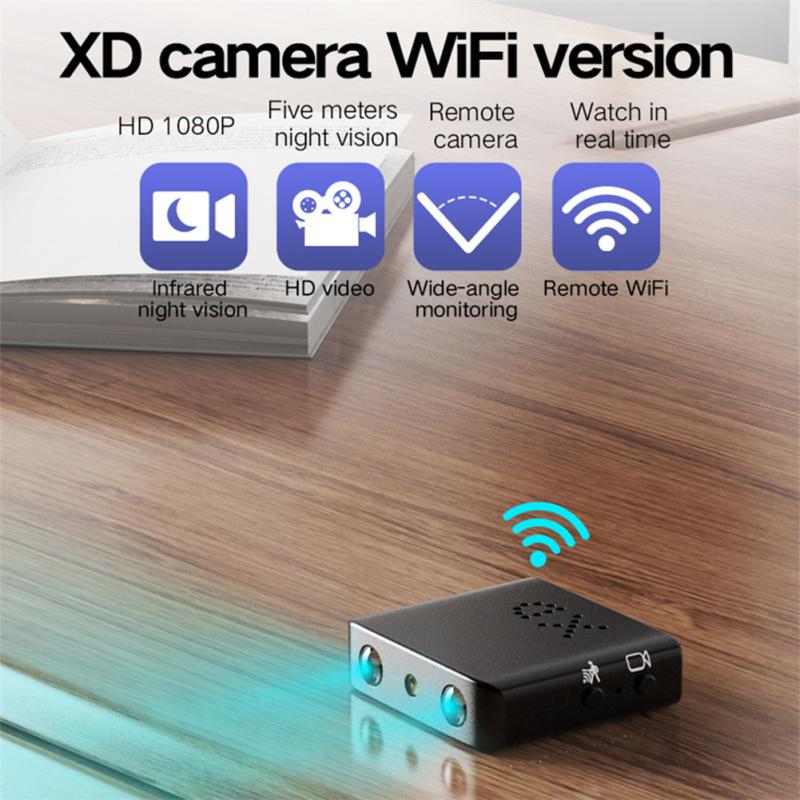 BKW1 Скрытая камера, самая маленькая камера, мини-камера Wi-Fi 1080P, ИК-камера с ночным видением, обнаружение движения для домашнего офиса, охранное наблюдение