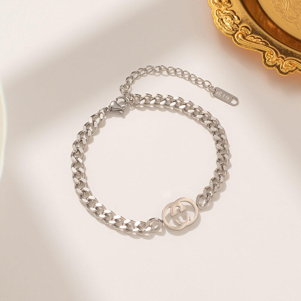 Темпераментный двусторонний браслет из нержавеющей стали, черный/цвет ракушки, четырехлистный клевер, элегантный браслет из розового золота