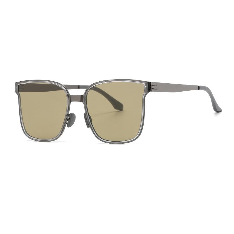 aoron Metal Frame Sunglasses Outdoor Fashion Men Women Driving Fishing Glasses