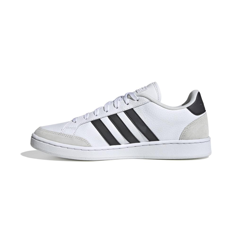 Adidas Grand Court SE Серые Мужские Кроссовки, Белый/Core Black/Orbit (FW3277), 27.5cm