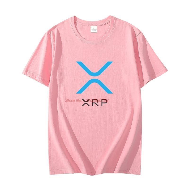 Unisexs Classic Short Sleeve Tshirt 100 Cotton Casual Harajuku Streetwear Bitcoin Ripple Xrp Graphic Printed Shirt
