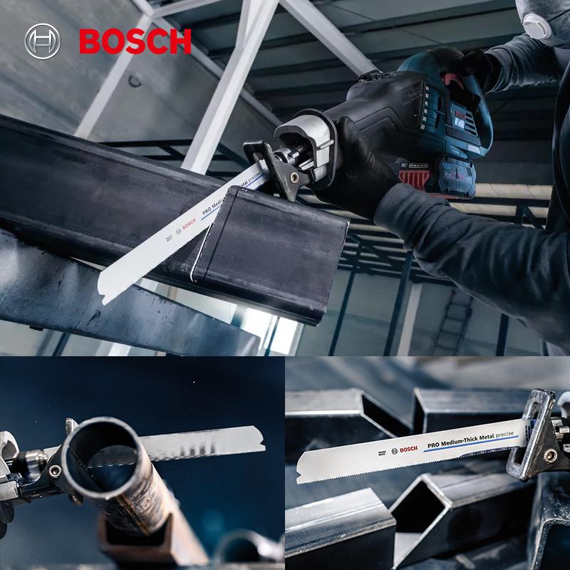 Bosch Пильные полотна Pro Средне-толстые для металла Точные сабельные пильные полотна