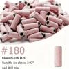 Насадки для маникюрных и педикюрных инструментов Профессиональные 100 шт Шлифовальные ленты для ногтевого сверла, Без запаха Ногтевое сверло