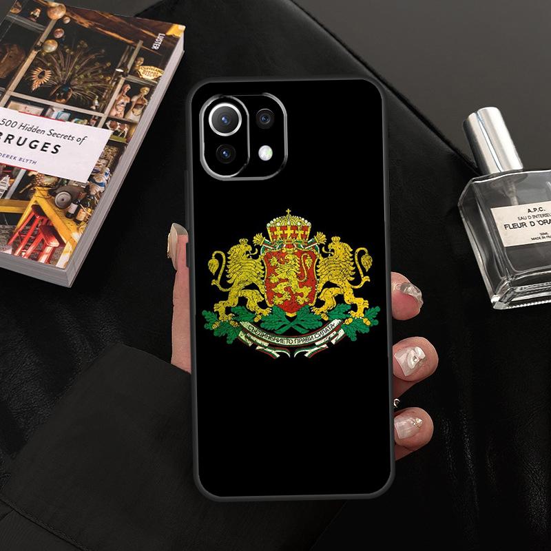 Чехол-кошелек с картой и флагом Болгарии для Xiaomi 15 14 13 Ultra 11T 12T 13T 14T Pro POCO X7 Pro X3 X5 X6 F5 F6 M6 Pro