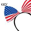 Personalized Festival Headband 4th of July Headband, Independence Day Hair Accessories, Red White Blue Bow Hoop for Women Patriotic Party Supplies