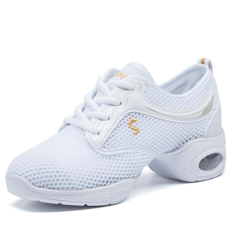Женская обувь, обувь на воздушной подушке, танцевальная обувь, спортивная обувь, уличная обувь с дышащей сеткой, женские кроссовки