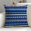 Creative Print Cushion Cover Soft  EasyWash Pillow Case  Versatile for Couch Bed Travel and Office