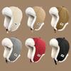 Thickened Winter Pilot Hat Windproof Women Hat Retro Cycling Lei Feng Hat Skiing