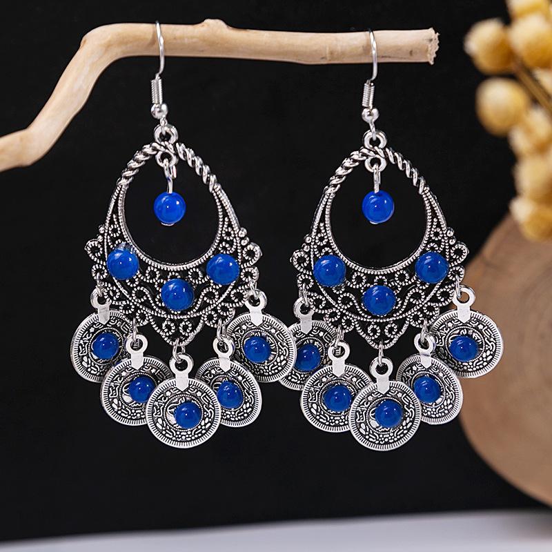Bohemian Tassel Earrings Retro Ethnic Style Earrings Personalized Temperament Earrings