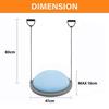 PROIRON Balance Dome, Balance Ball, Hemispherical Balance Board, 300kg Weight Capacity, Blue