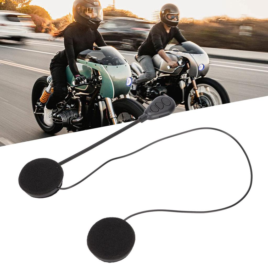 Hatirea T6 Helmet Long Standby Time Stereo Sound Wireless Headset Easy Installation for Motorcycle Headset,