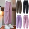 Children's Trousers, Sporty Casual Long Pants, And Trousers For Female And Child Laborers