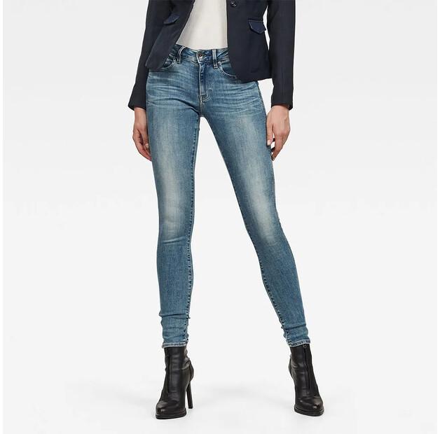 G-Star Midge Zip Mid Waist Skinny джинсы