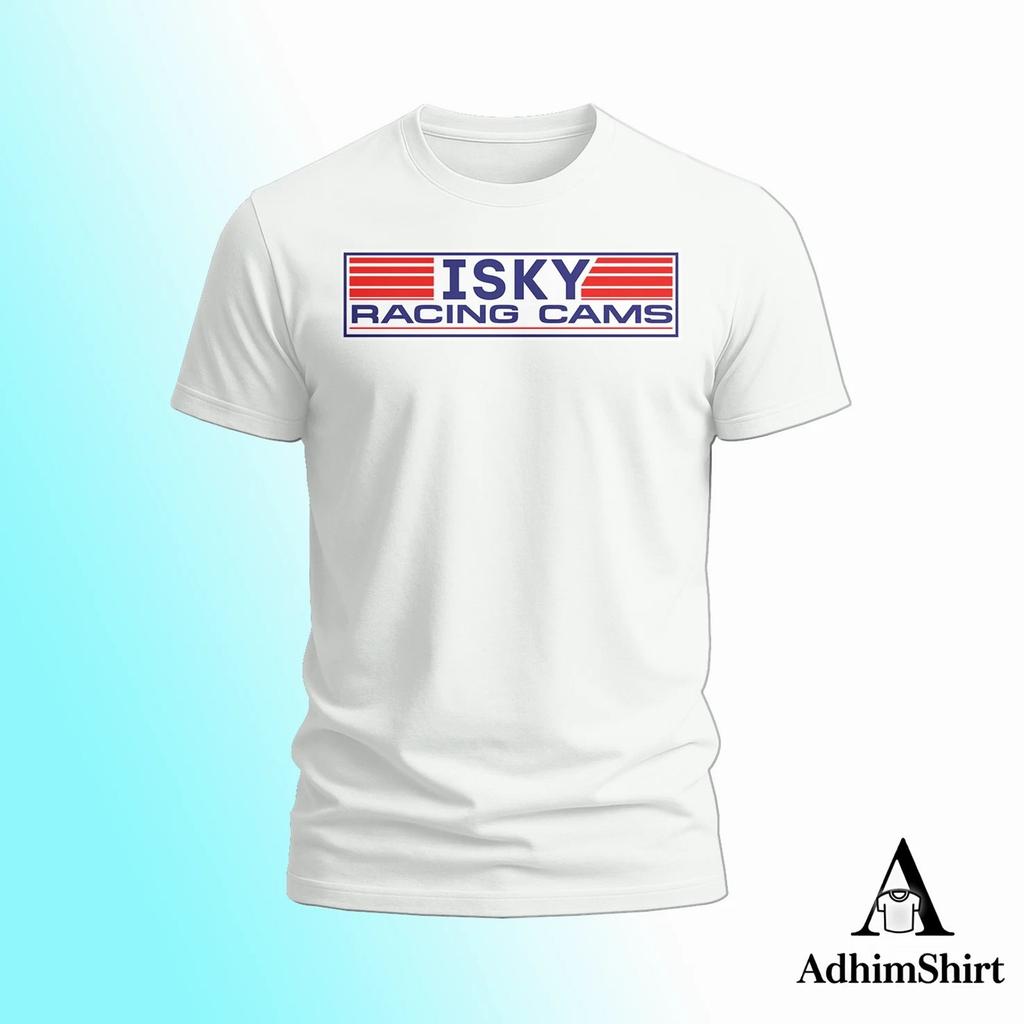 ISKY Racing Cams Logo Funny Graphic Tee Mens Unisex Vintage Gift Cotton