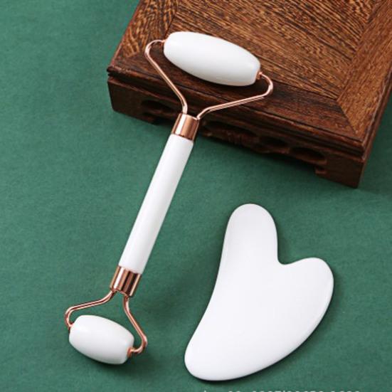 Набор роликов для массажа лица, инструмент для соскабливания кожи лица, шеи, глаз, инструмент для красоты, уменьшения отеков, устранения мелких морщин, оздоровительный ролик