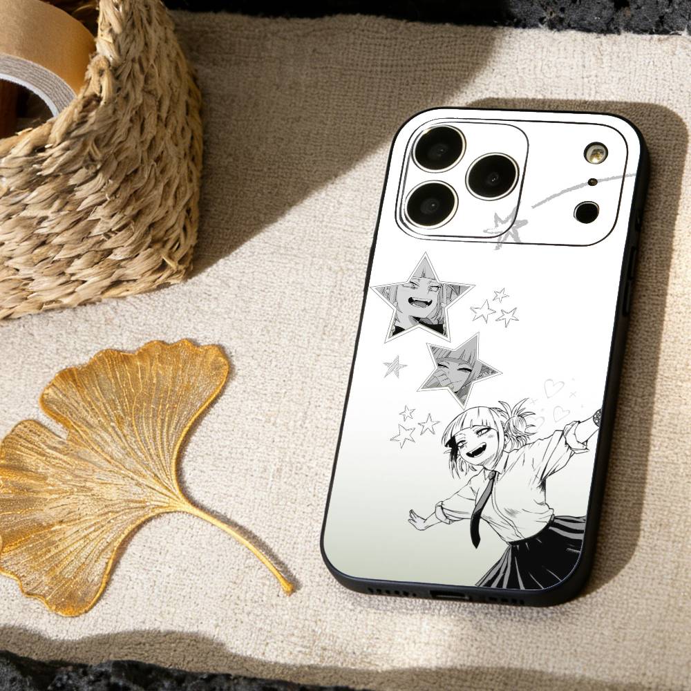 Чехол для телефона T-Toga himiko Для iPhone 17, 16, 15, 14, 13, 12, 11 X XR Plus, Другие Мягкий Черный Чехол