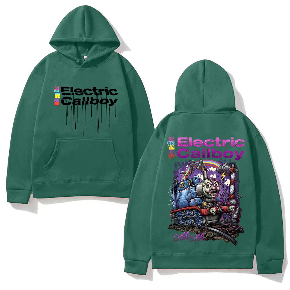 Худи Electric Callboy Панк 2025 Новый Альбом Модная Толстовка Графическая Печать Гранж Одежда SudaderasHoody Ретро Высокое Качество