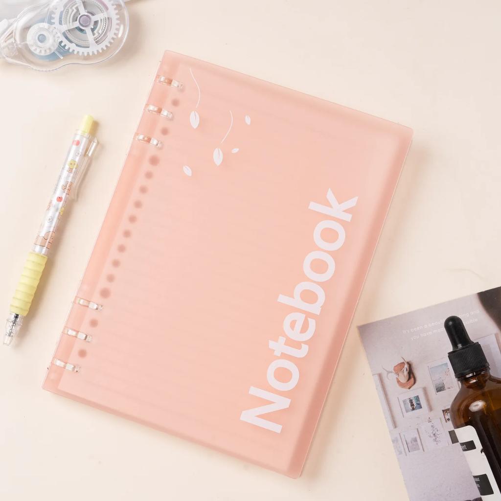 1pc Loose-leaf Notebook A5 Large Capacity with Colorful Index Pages Replaceable Refill for Students Office Accessories