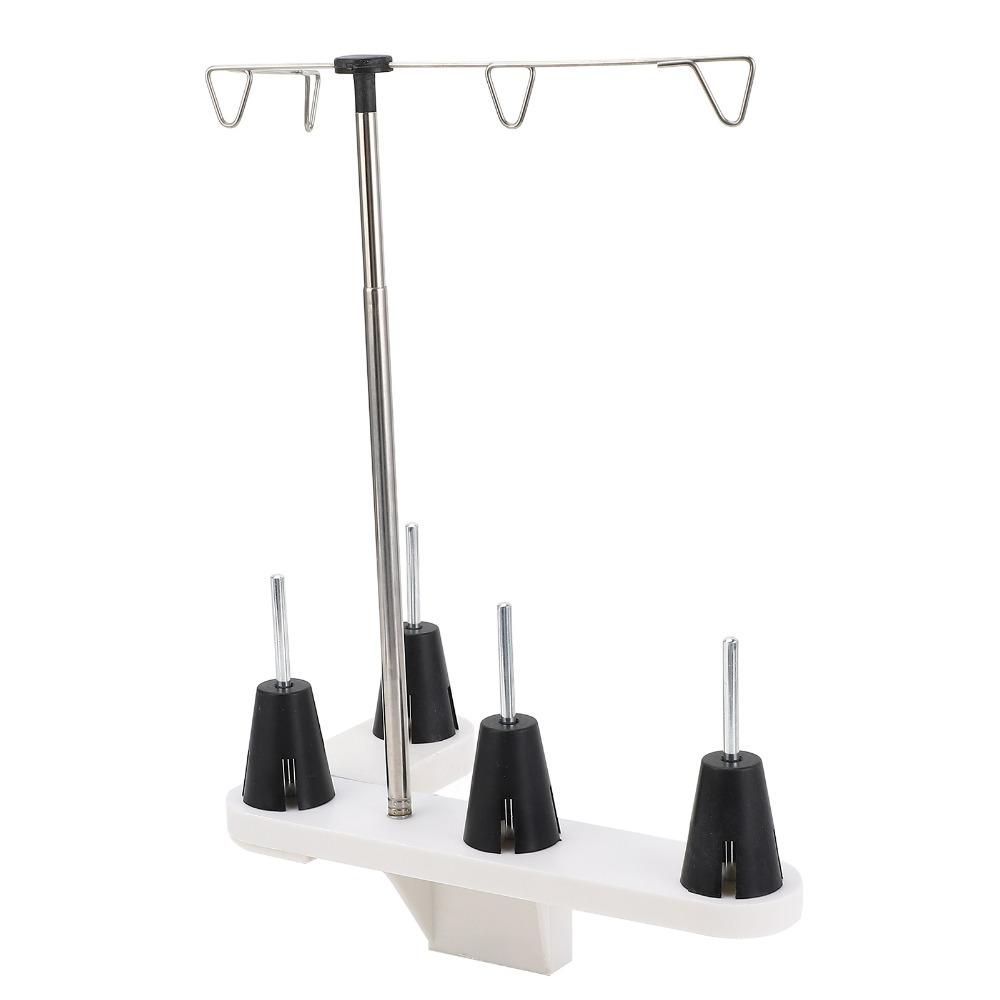 Металлическая катушкодержатель Пластиковая подставка для швейной машины Швейный аксессуар Держатель для ниток Машинная вышивка