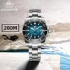 ADDIESDIVE Men Mechanical Wristwatch 41mm Stainless Steel NH35 Sapphire Glass Watches Reloj BGW9 Luminous Dive Watch AD2078