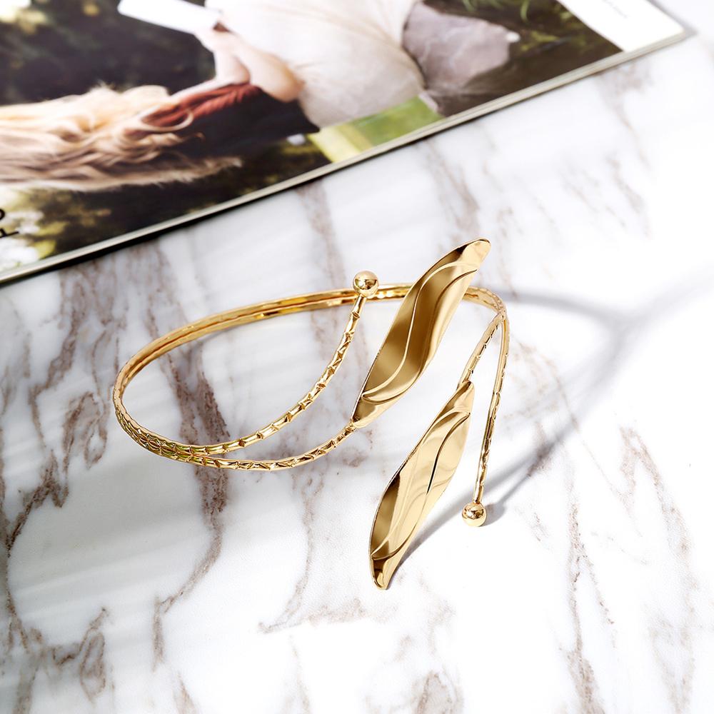 Retro Alloy Punk Hollow Out Geometric Shape Arm Chain Bracelet