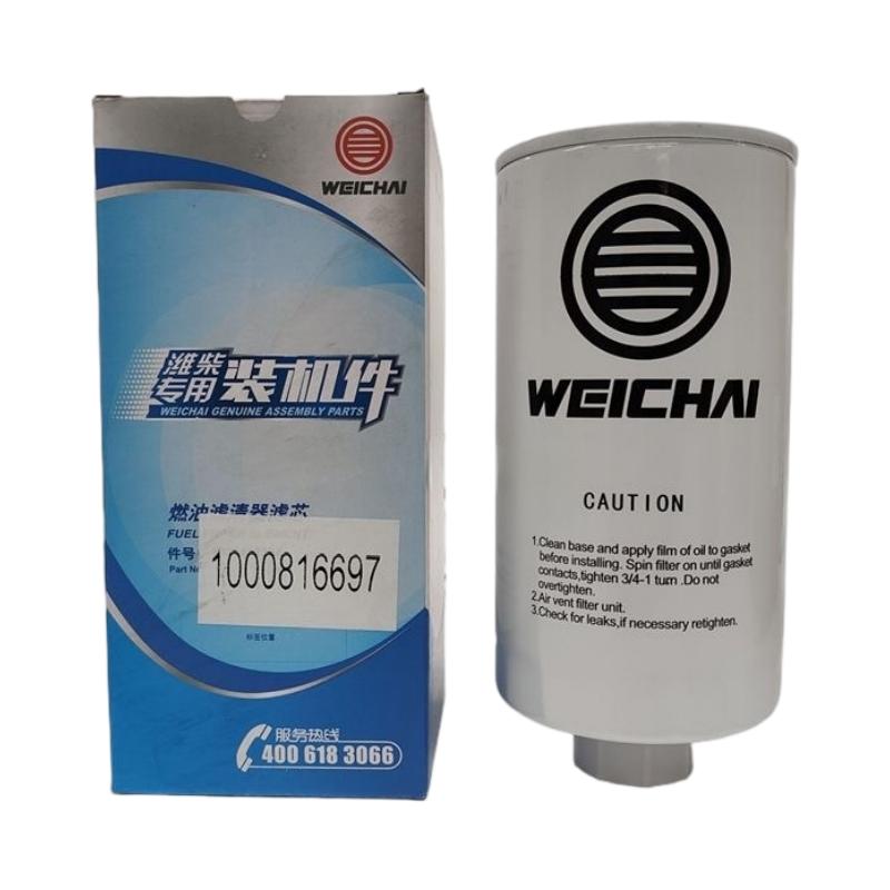 New Genuine Diesel Fuel Coarse Filter 1000816697 for Weichai WP3 WP4 WP6 Heavy Duty Truck Engines parts
