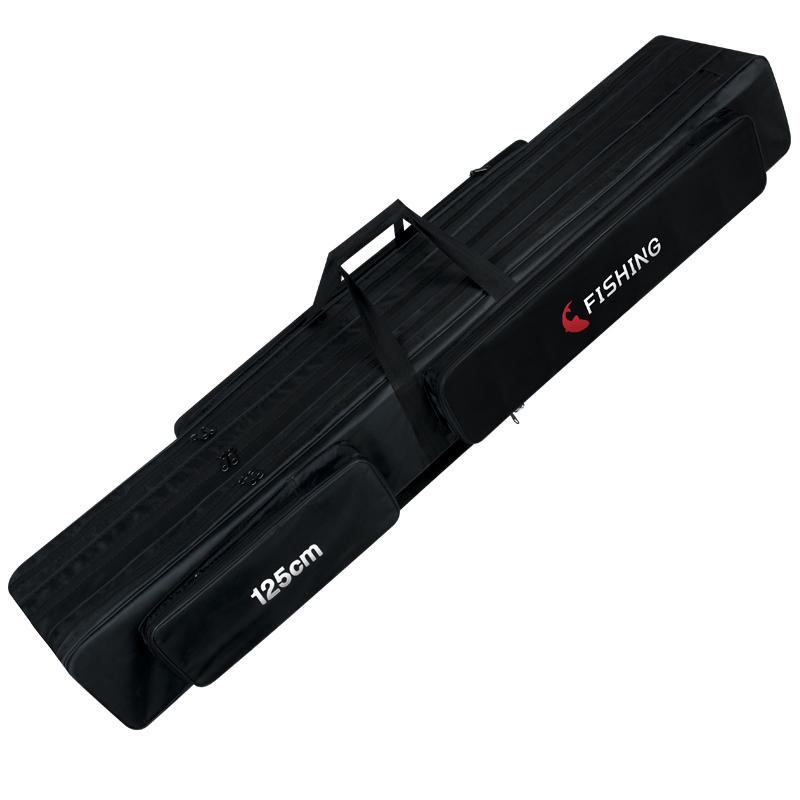 Портативная многофункциональная сумка-переноска для рыбалки, холст 110/120 см, сумки для удочек, двух-/трехслойный чехол для хранения для Pesca XA143G
