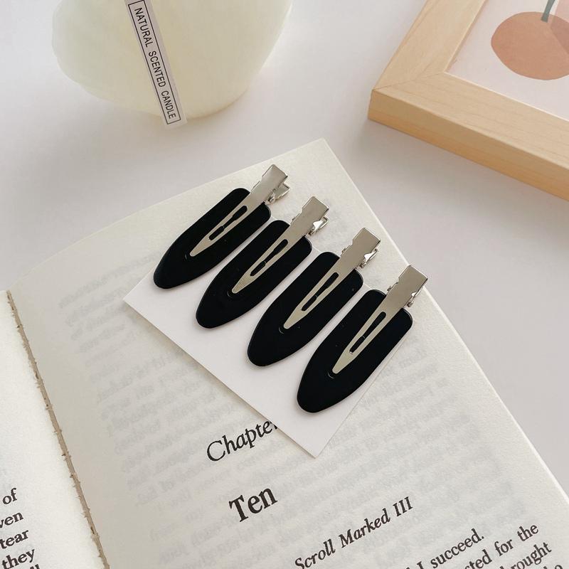 Ladies Side Bangs Fixed Tassel Hair Clips 4 Pieces/Set Head Accessories Barrette Hair Accessories Women Girls Makeup Tools