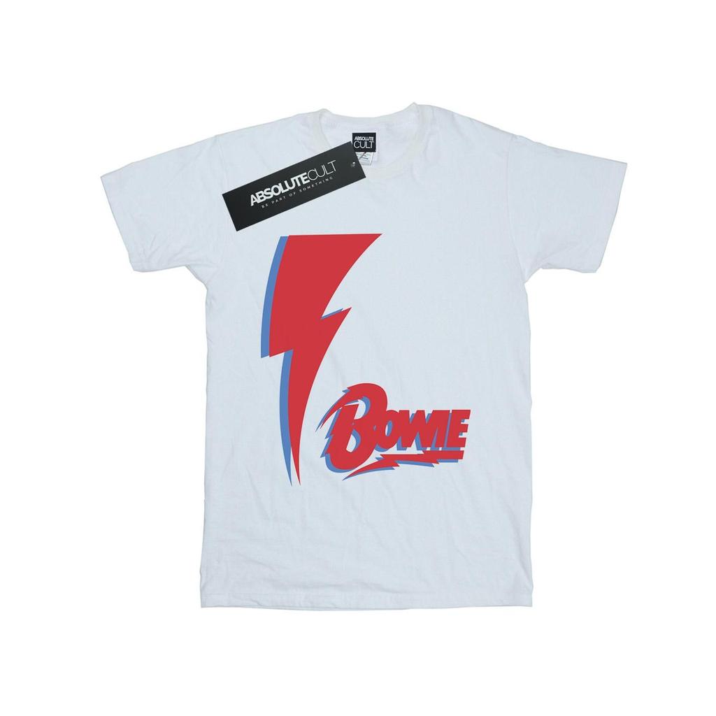 David Bowie Mens Red Bolt T-Shirt
