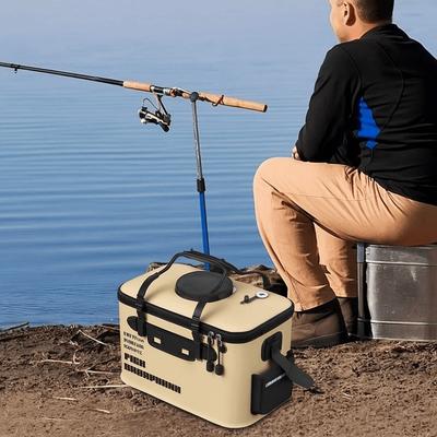 Thickened Fishing Bucket Foldable Folding Fish Bucket Water Bag Live Fish Box Fishing Gear