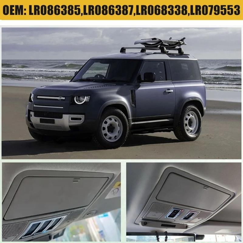 Car Sunglasses Holder Storage Box Overhead Mount for Discovery 5 Defender 90/110/130 Vehicle Interiors LR086387 LR086385