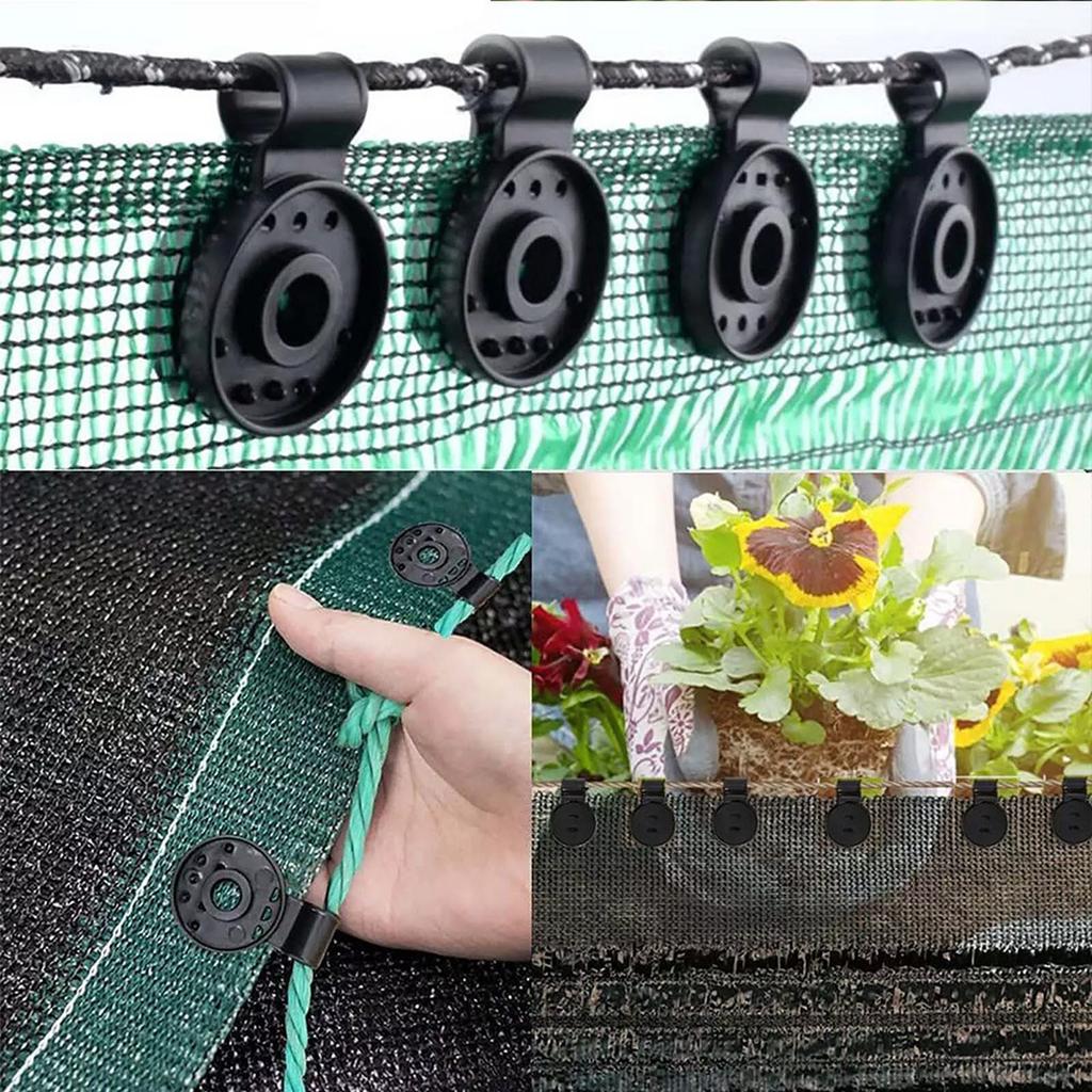 5-100pcs Sun Shade Net Clip Outdoor Fence Installation Hook Greenhouse Film Sunshade Net Clamp for Garden DIY Tool Accessories