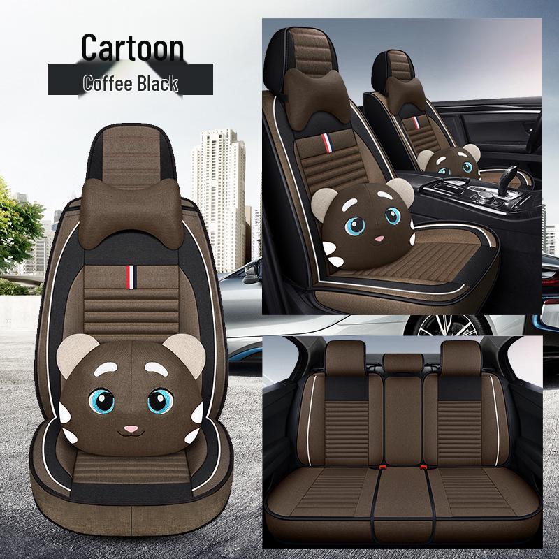 Winning Taurus Maverick Everest Buckwheat Hull Car Seat Cushion: Universal, Health-Focused, Cartoon Design for All Seasons