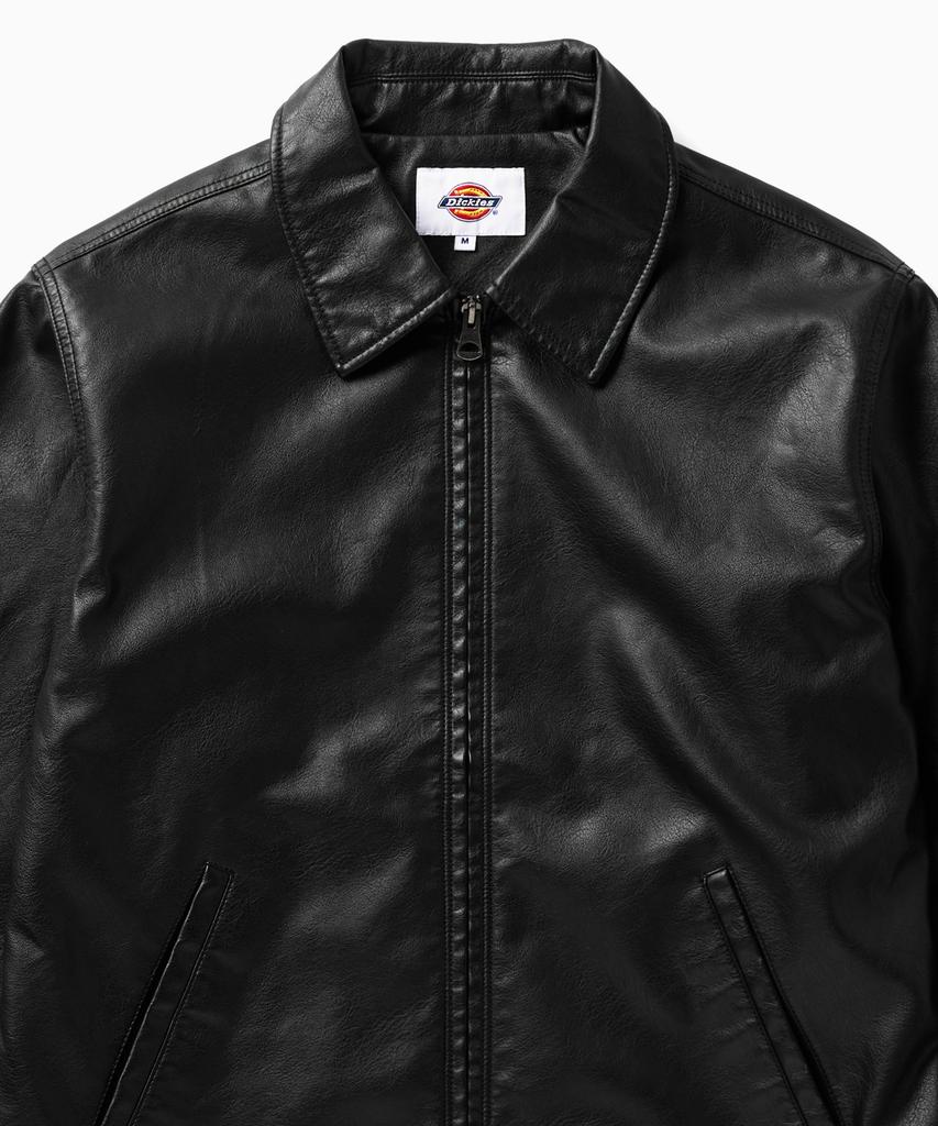 DICKIES Synthetic Leather Eisenhower Jacket Black