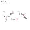 20PCS Wire Diameter 0.3mm Micro Mini  304 Stainless Stee Torsion Spring  For Jewelry