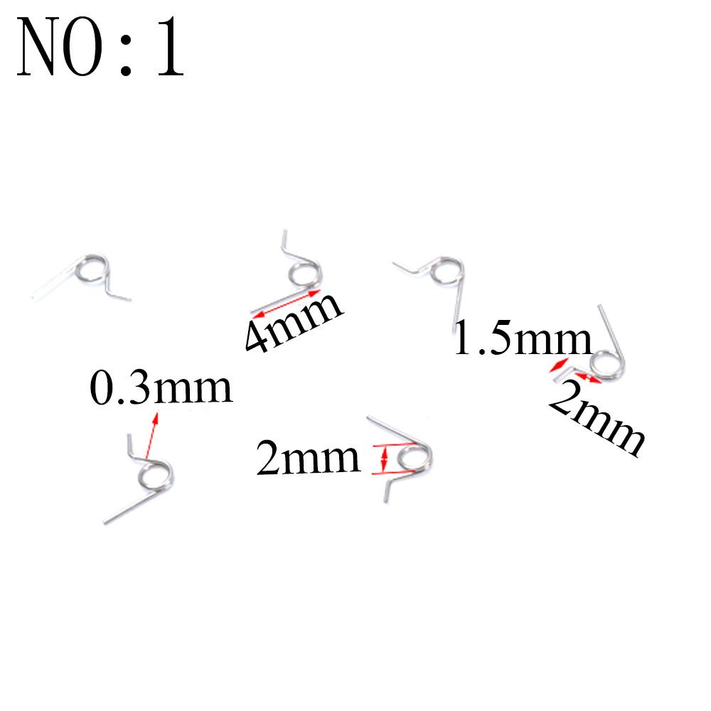 20PCS Wire Diameter 0.3mm Micro Mini 304 Stainless Stee Torsion Spring For Jewelry