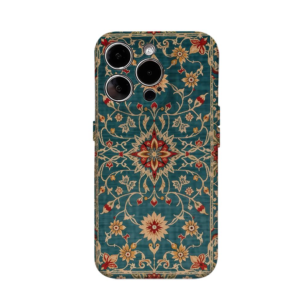 Ретро Чехол в турецко-персидском стиле для IPhone 16 15 14 13 12 11 X XS XR XSMAX 7 8 Pro Max Plus Двухслойная Задняя крышка