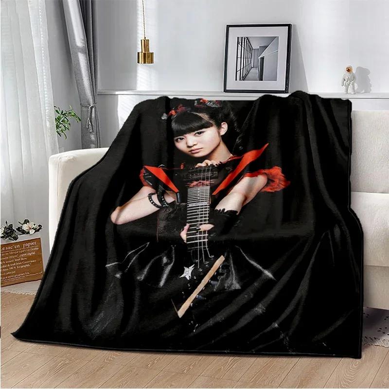 Babymetal combination warm printed blanket, office lounge sofa blanket, flannel household blanket multifunctional blanket